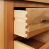 Oak 3 Drawer Bedside Cabinets – Matching Pair Oak Bedside Tables Fully Built