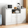 Cream Sideboard Cabinet Cupboard Buffet Living Room Modern Storage Furniture