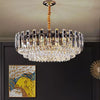 40/60/80cm Raindrop Crystal Chandelier Pendant Ceiling Light Restaurant Kitchen