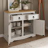Corona Sideboard White 2 Door 2 Drawer Cupboard Mexican Solid Pine