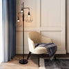 Tall 160CM Floor Lamp Standard Free Standing Living Room 3 Heads Home Wire Cage