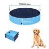 Large Pet Dog Bathtub Puppy Foldable Swimming Pool Portable Paddling Bath Blue