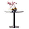 Muti Types Dining Table Kitchen Room Glass Top Metal Frame Table Desk Only Table