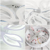 65W LED Ceiling Light, Modern Petal Design, 6450LM