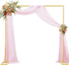 3x3m/10x10ft Wedding Backdrop Stand Pipe Stage Flower Rack Arch Iron Party Door