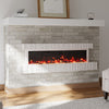 Electric Fireplace 12 Media Flame Insert LED Panoramic Living Room Heater 120cm