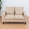 Panana 2 Seats Loveseat Couch Sofa Ottoman Upholstered Furniture for Small Space