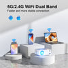 4K Projector 25000LMS 1080P 3D 5G WiFi Bluetooth Video Home Theater 250" Display