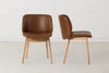Swyft Dining Chair 04 - Maple Leather - Set of 2 RRP £399