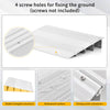 10.5CM Adjustable Door Ramp Adjustable Aluminum Rise Entry Ramp for Wheelchairs
