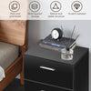 Bed Side Table Space-saving Bedroom Nightstand Bedside Cabinet with 3 Drawers
