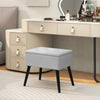 3-in-1 Storage Organizer Seat Home Vanity Stool Velvet Storage Stool