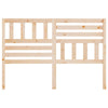 Gecheer Bed Headboard 126x4x100 Solid Wood Pine Headboards & Footboards S4S5