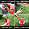 24V Cordless Strimmer Garden Grass Weed Electric Trimmer Edger Tool 2*Batteries