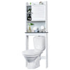 Over-The-Toilet Storage Cabinet 4-Tier Washing Machine Rack W/Adjustable Shelves