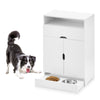 Pet Feeder Station, Dog Cat Food Storage Feeding Station, Food Cabinet