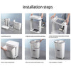 Classified Laundry Basket Washing Clothes Clothing Storage Bin Removable Hamper