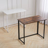 80cm Wood Collapsible Folding Table Computer Desk Workstation Workbench Stand UK