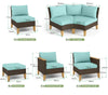 Outdoor Furniture Set Rattan Furniture Patio Conversation Set Sectional Wicker