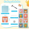 Portable 8-Cube Baby Closet Kids Wardrobe-Blue
