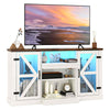 TV Cabinet for TVs up to 68” 150 CM Media Console Table-White