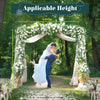 3x3m/10x10ft Wedding Backdrop Stand Pipe Stage Flower Rack Arch Iron Party Door