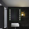 LED Light Up Bathroom Mirror Cabinet Demister Shaver Socket Bluetooth Sensor