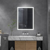 Dimmable LED Bathroom Mirror Cabinet Touch Switch Antifog Demister Shaver Socket