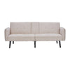 Sofa Bed Chenille Fabric w Cup Holders 3 Seater Click Clack Living Room Recliner