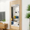 Full Length Over Door Mirror Door Hung Mirror Dormitory Wardrobe Bedroom Mirror