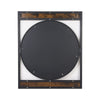 Industrial Metal Wood Frame Wall Mirror Bathroom Living Room Decorative Mirror