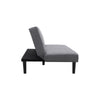 Modern 3 Seater Fabric Sofa Bed Click Clack Living Room Recliner Couch Sofa Grey