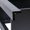 Modern Black Coffee Table Small Wood Side Table TV Stand Living Room Furniture