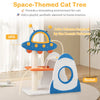 Cat Tree Tower Activity Center w/ 2-Tier Rocket-Shaped Condo