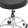 New Backrest Rotating Stool 360° Adjustable Salon Nail Beauty Lift Chair Black