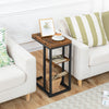 C Shaped Side Table Foldable Coffee Table Bedside Table 39 x 26 x 64 cm