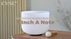 CVNC 432Hz 8" Quartz Crystal Singing Bowl Frosted Chakra for Sound Heal Bath
