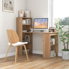 Modern Computer Desk Reversible Writing Desk Home Office Workstation w/ Shelf