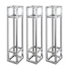 3Pcs DJ Lighting Truss Stand Wedding Stage Club Tower Totem Exhibition Backdrop