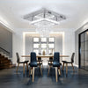 30CM Modern LED Crystal Ceiling Light Square Minimalist Lamp Living Room Zndpeah