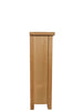 Oakcroft Small Oak Bookcase, Bookcase, Small Low Bookcase, Comes Fully Built