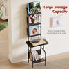 Smilesun Record Player Stand Vinyl Record Storage Turntable Stand for 200 Albums