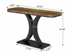 Tribesigns Industrial Console Table, 100 Cm Narrow Entryway Foyer Table With Geo