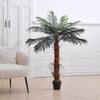 120cm Large Faux Palm Tree Fake Artificial Green Plants Realistic Tree Garden UK