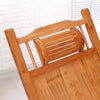 Adjustable Bamboo Rocking Chair Folding Lounger Recliner Armchair Garden Patio
