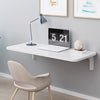 Folding Wall Table Drop Leaf Writing Laptop Desk Foldable Floating Storage Shelf