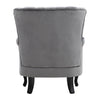 Leisure Single Sofa Armchair Modern Wing Back Chesterfield Button Accent Chair