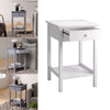 Corner Bedside Table Nightstand Coffee Tea Side End Lamp Desk Shelf Home Storage
