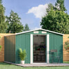 10 X 8 Garden Shed Outdoor Storage Bike Shed Tool Organizer with Sliding Door