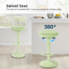 Set of 2 Bar Stool Height Adjustable 360° Swivel Perching Stool for Kitchen